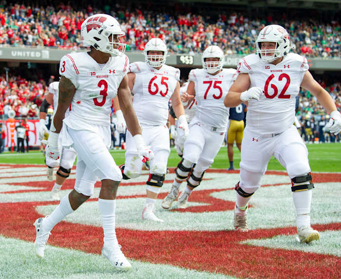 Wisconsin wide receiver Kendric Pryor (Credit: Patrick Gorski-USA TODAY Sports)